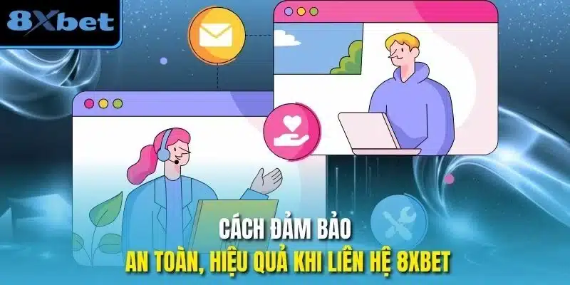 Cách đảm bảo an toàn, hiệu quả khi liên hệ 8xbet